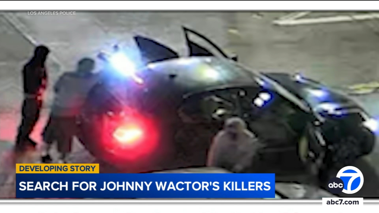 LAPD releases images of suspects, vehicle in Johnny Wactor killing