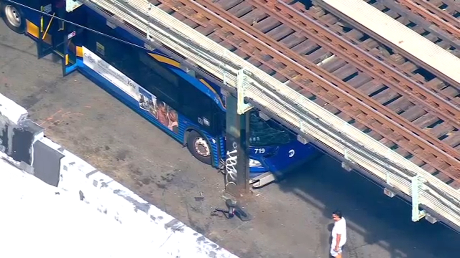 Bronx crash involving MTA bus leaves 13 people injured in University ...