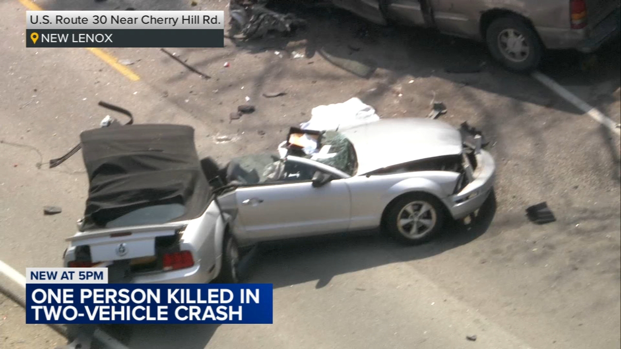 Deadly crash partially shuts down Lincoln Highway near Joliet: police