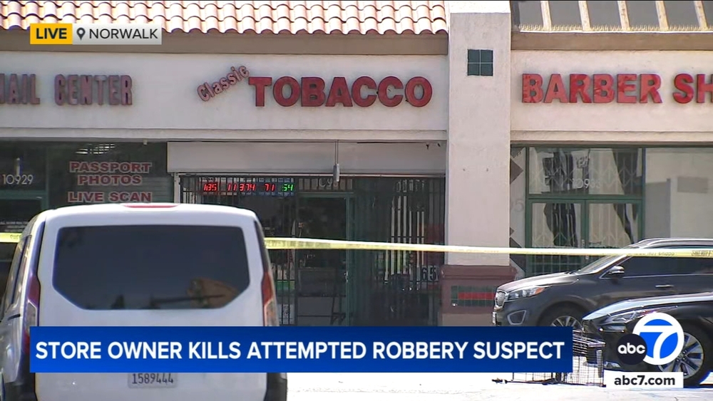 Norwalk smoke shop owner fatally shoots attempted robbery suspect