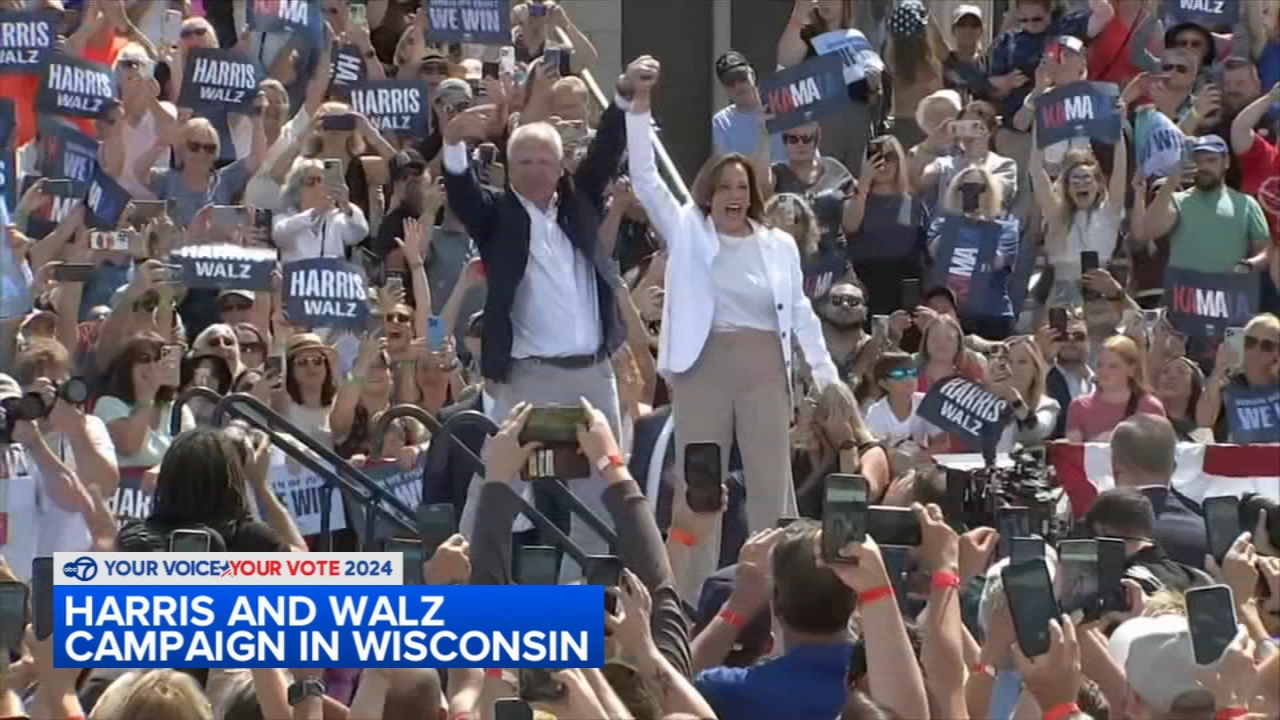 Harris and Walz say they're 'joyous warriors,' narrowly miss tarmac confrontation with Vance