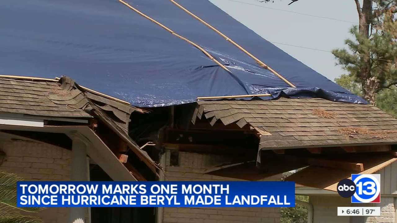 Kingwood neighborhood still recovering one month after Hurricane Beryl