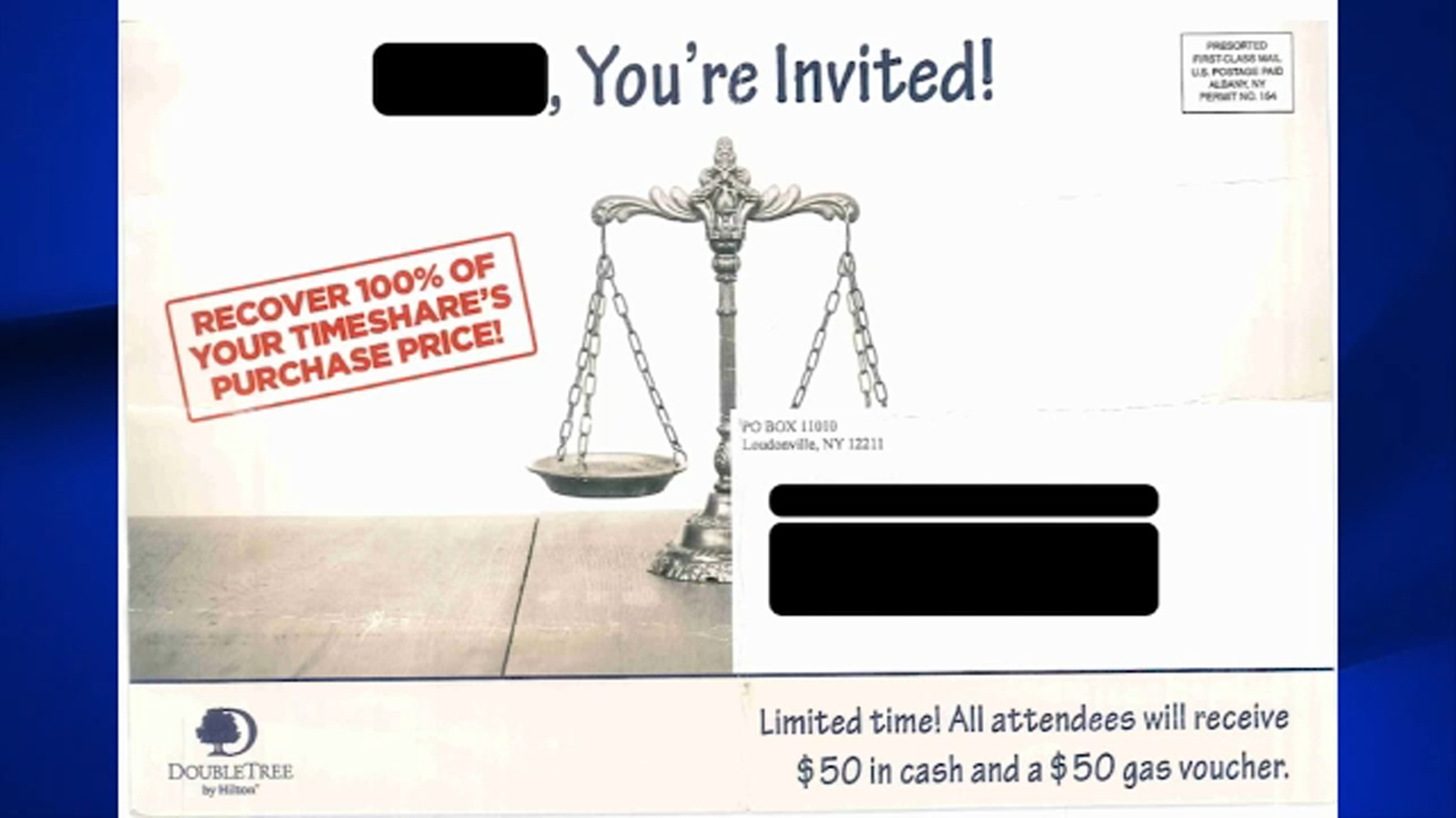 Better Business Bureau warning Valley residents about timeshare scam