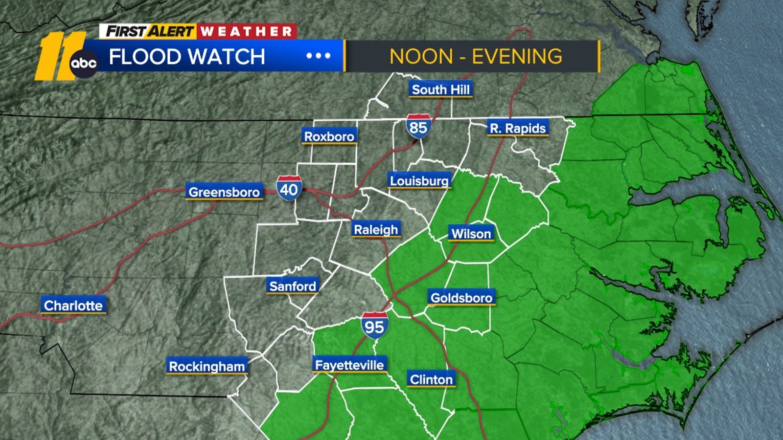 NC flood watch | Flood threats persist in North Carolina after Tropical ...