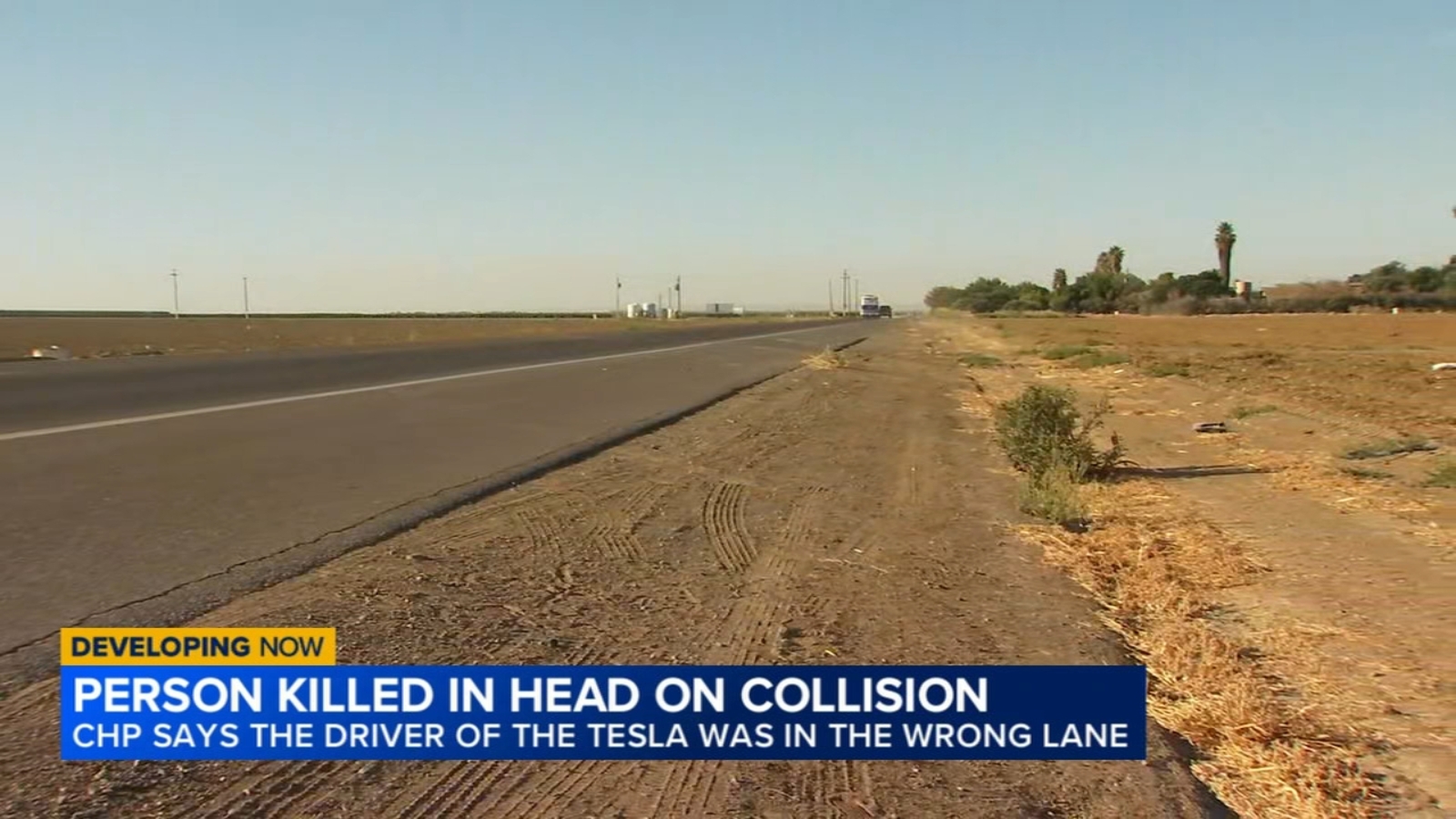 1 dead, 2 hospitalized following head-on crash in Fresno County, CHP says