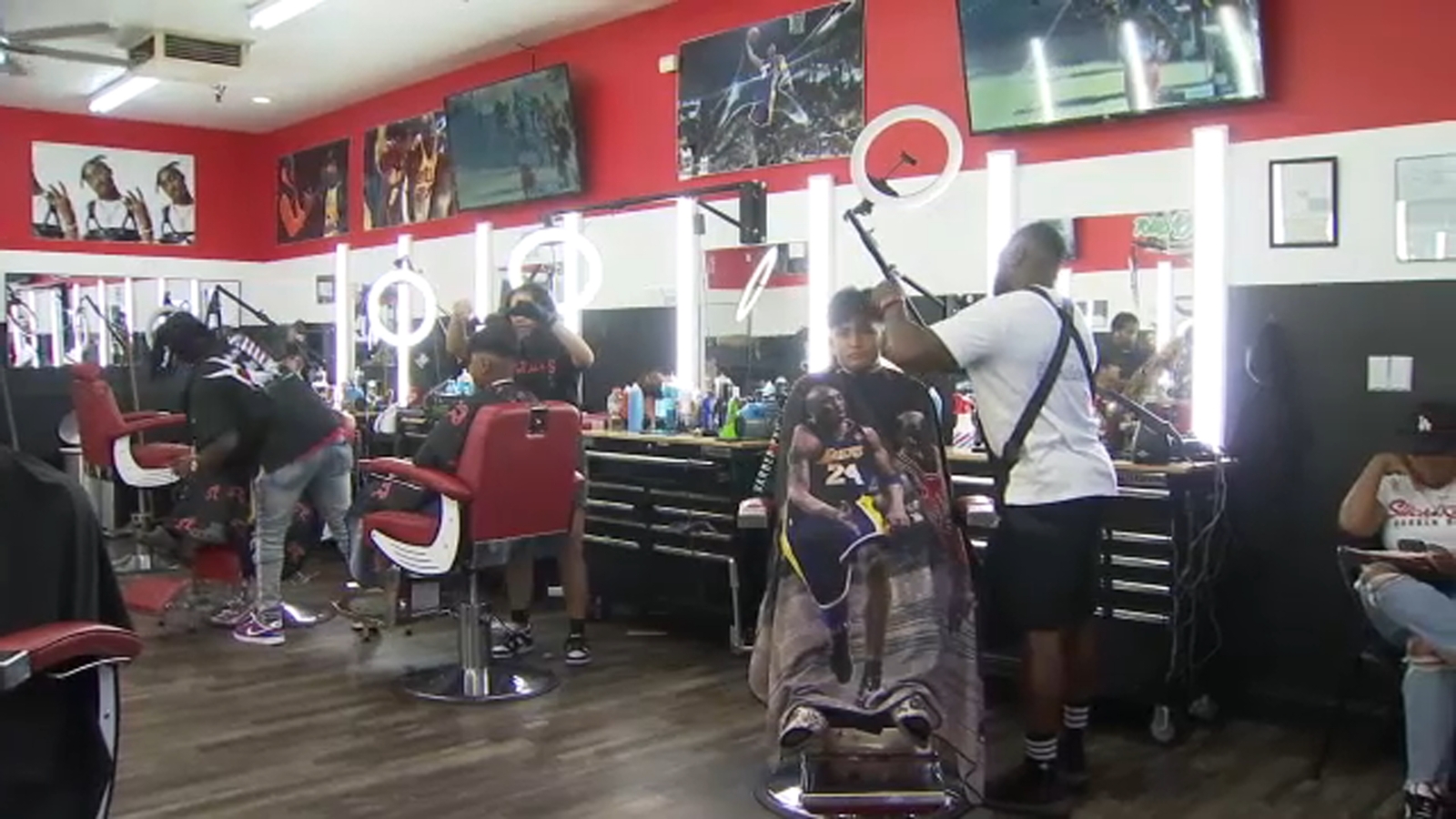 Kids are getting ready to go back to school, this barber shop is taking action