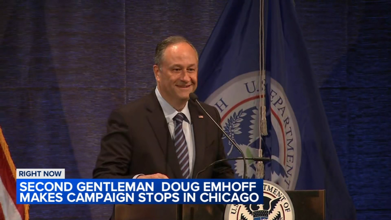 Second Gentleman Doug Emhoff makes fundraising stops in Chicago, suburbs