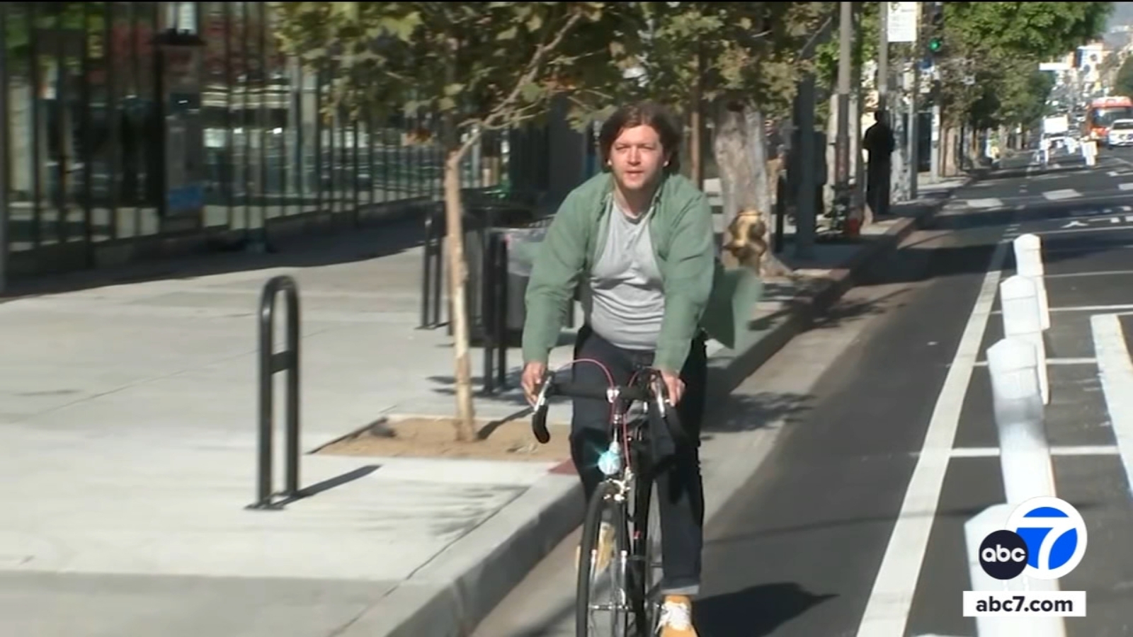 Hollywood celebrates opening of new protected bike lanes