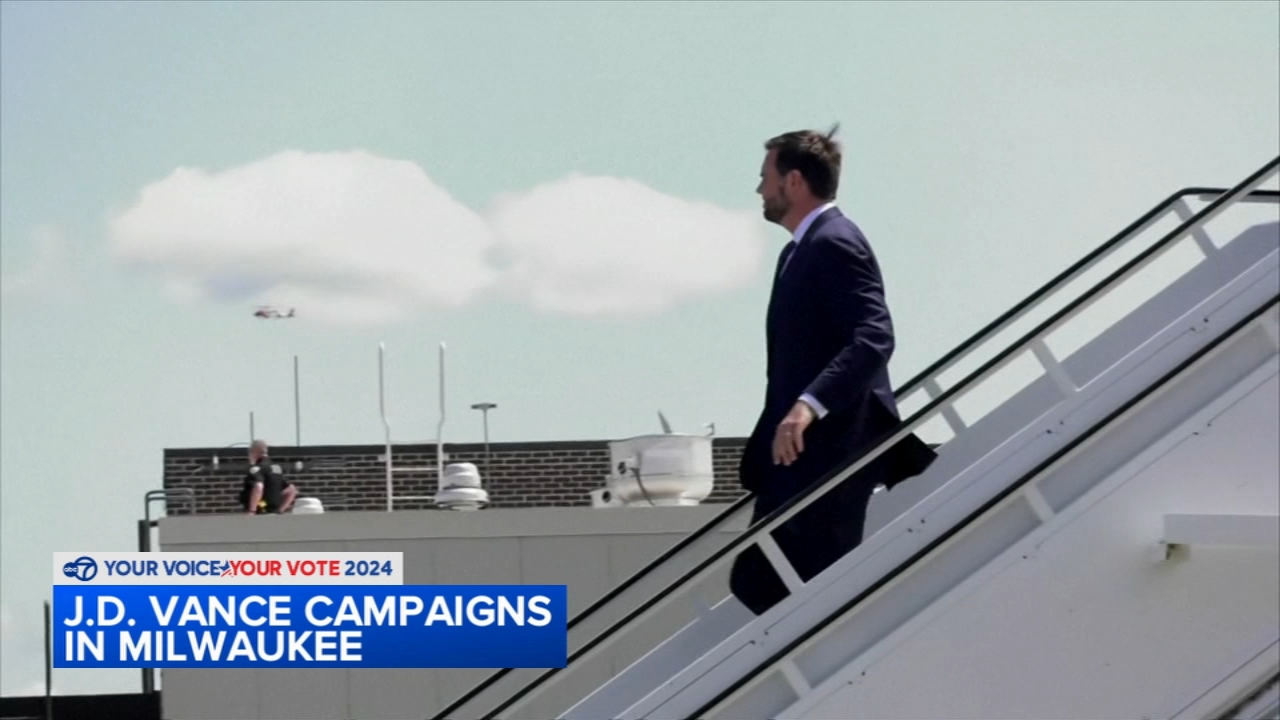 GOP VP candidate JD Vance speaks to Milwaukee Police Association