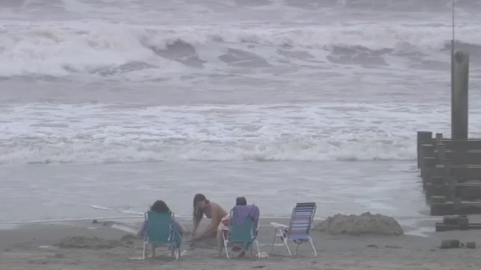 Hurricane Ernesto rip tide Multiple swimmers in New Jersey rescued
