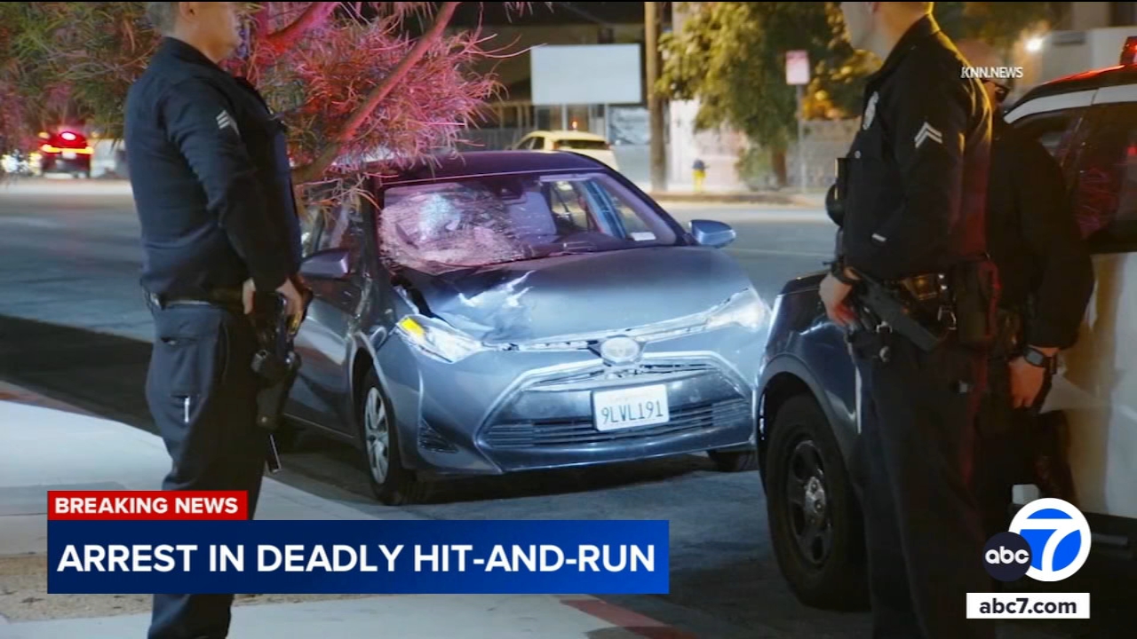 Arrest made after woman, 27,  killed in North Hollywood hit-and-run