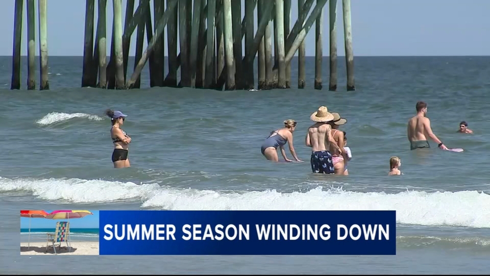 Summer season winding down at the Jersey shore