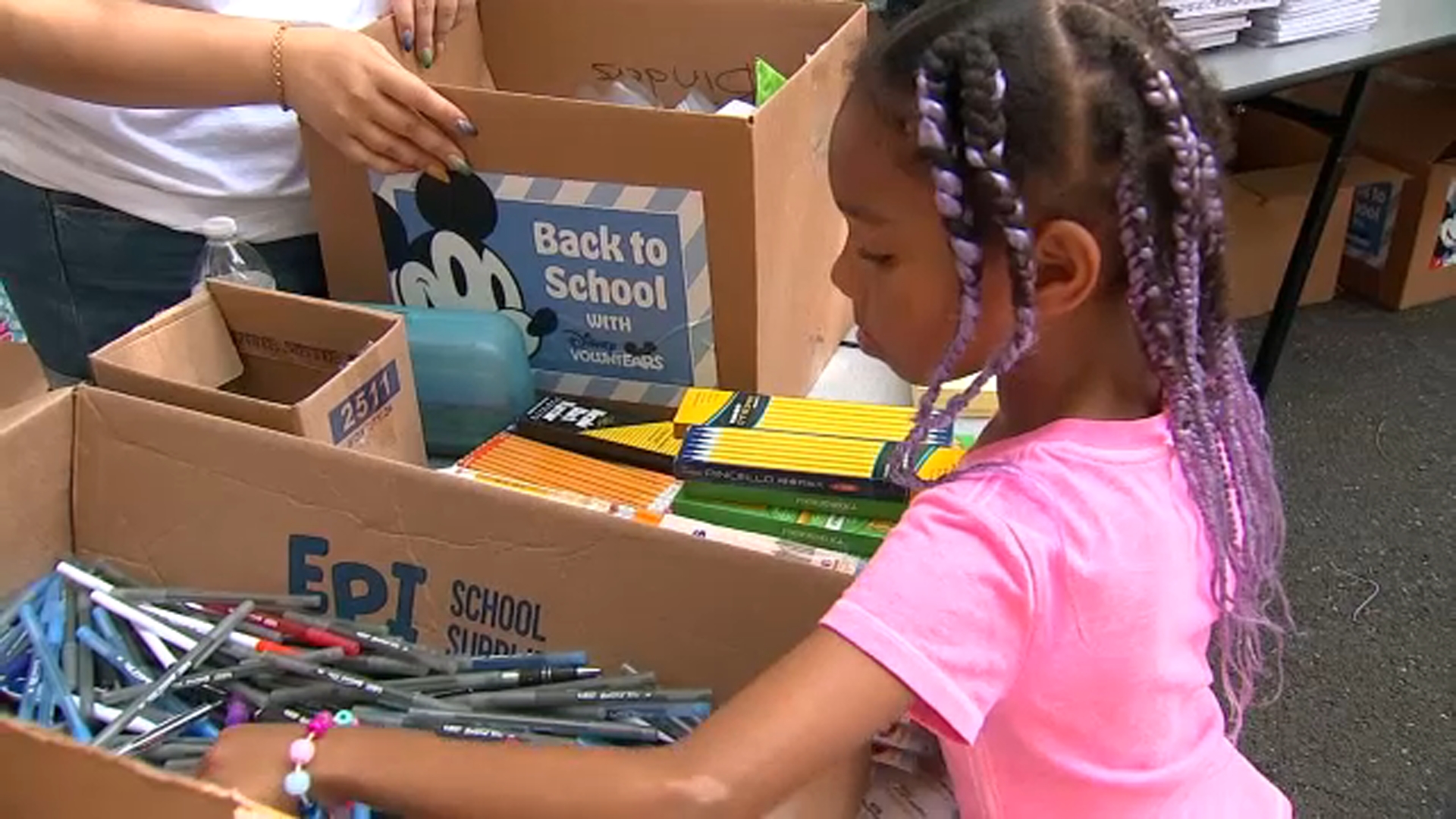 Disney hosts school supply giveaway at Hudson Guild in Chelsea