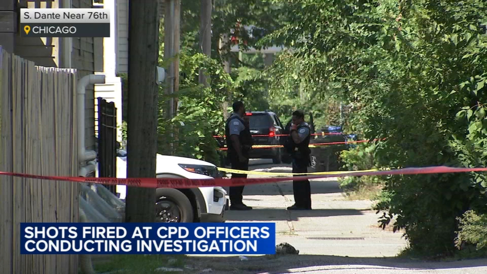 Chicago shooting: Shots fired at CPD police officers on South Dante ...