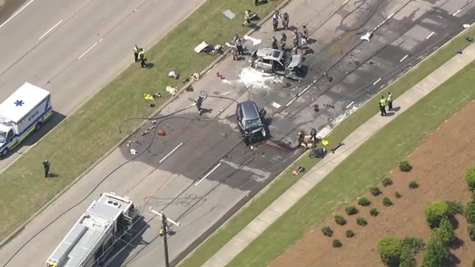 Deadly crash: 1 killed in fiery crash on NC-55 in Cary, another person hospitalized with life-threatening injuries - ABC11 Raleigh-Durham
