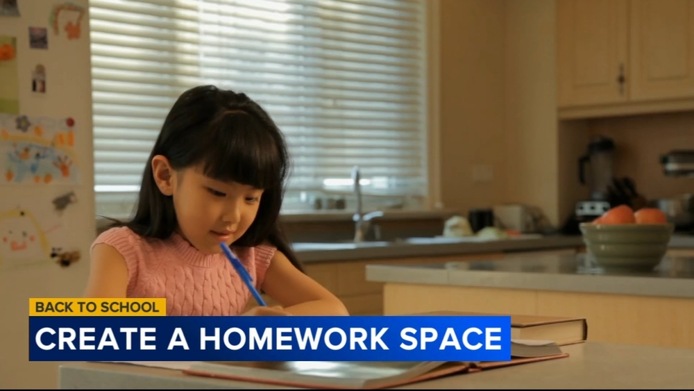 Back-to-school tips: Create a homework space