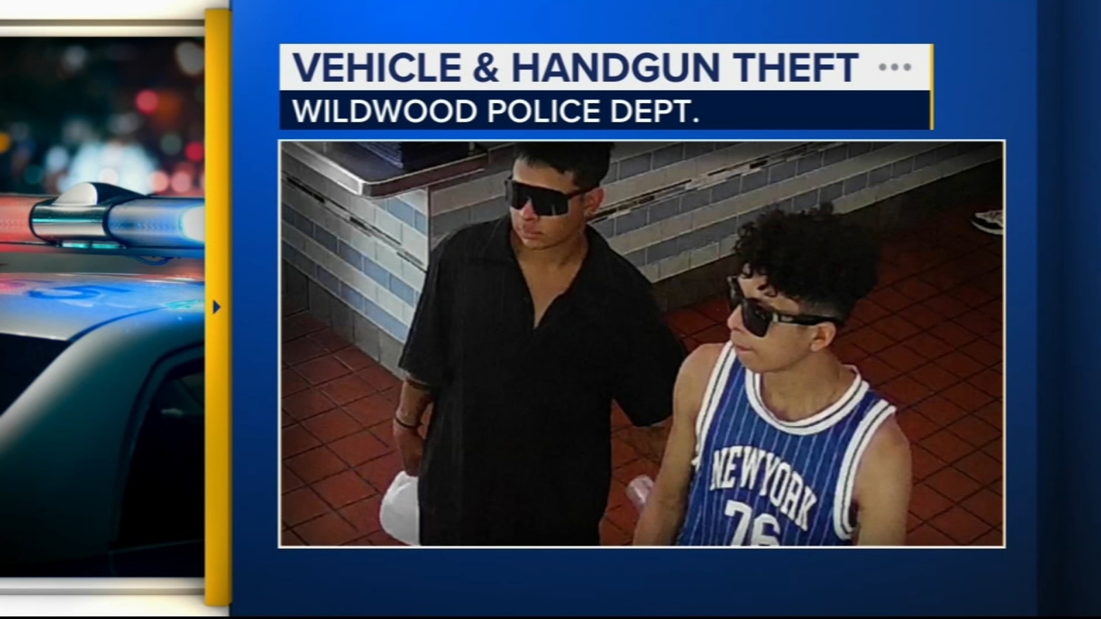 2 suspects sought for vehicle, handgun theft in Wildwood, New Jersey ...