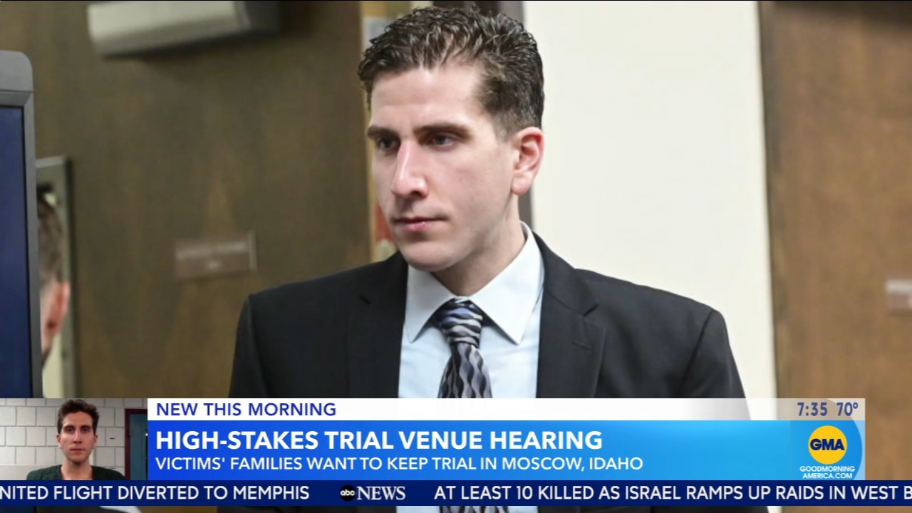 High-stakes trial venue hearing for Idaho murders case