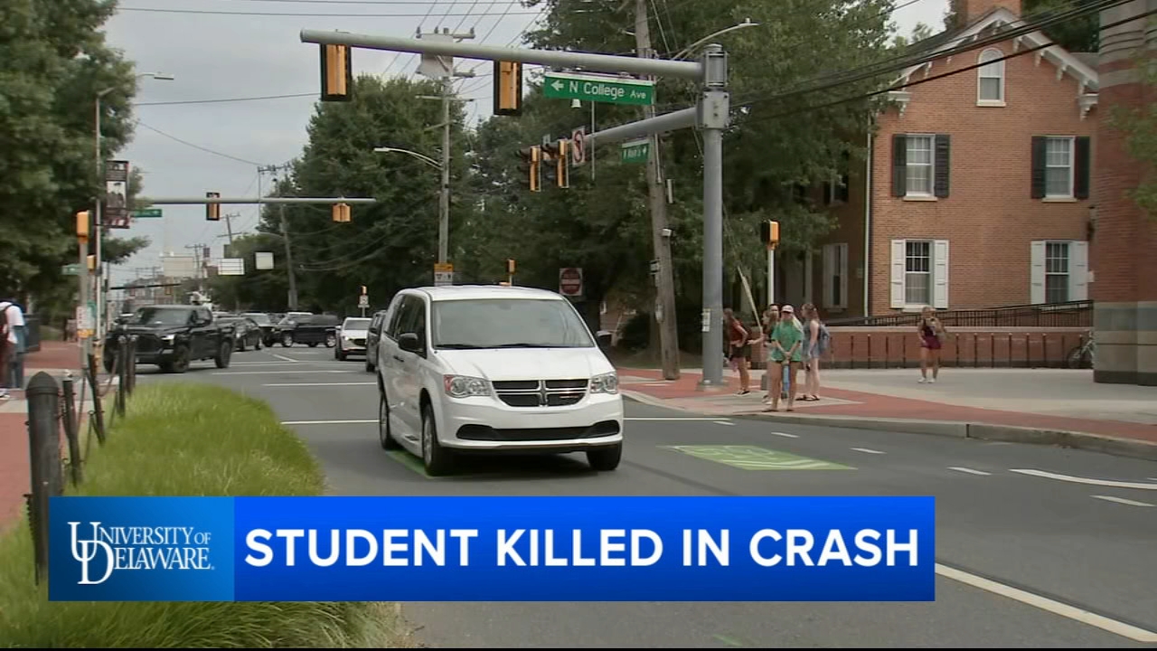 Police identify University of Delaware student who was struck, killed by speeding motorcycle