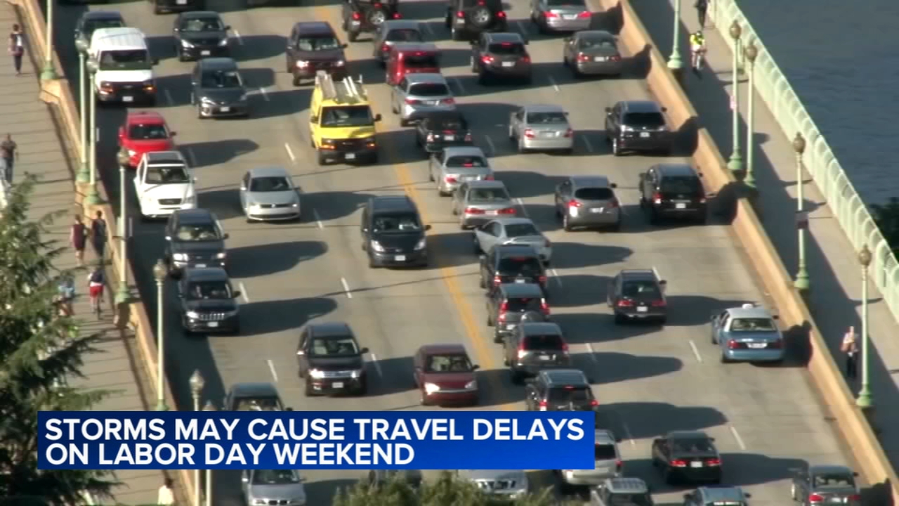 Storms may slow Labor Day weekend travel in Northeast