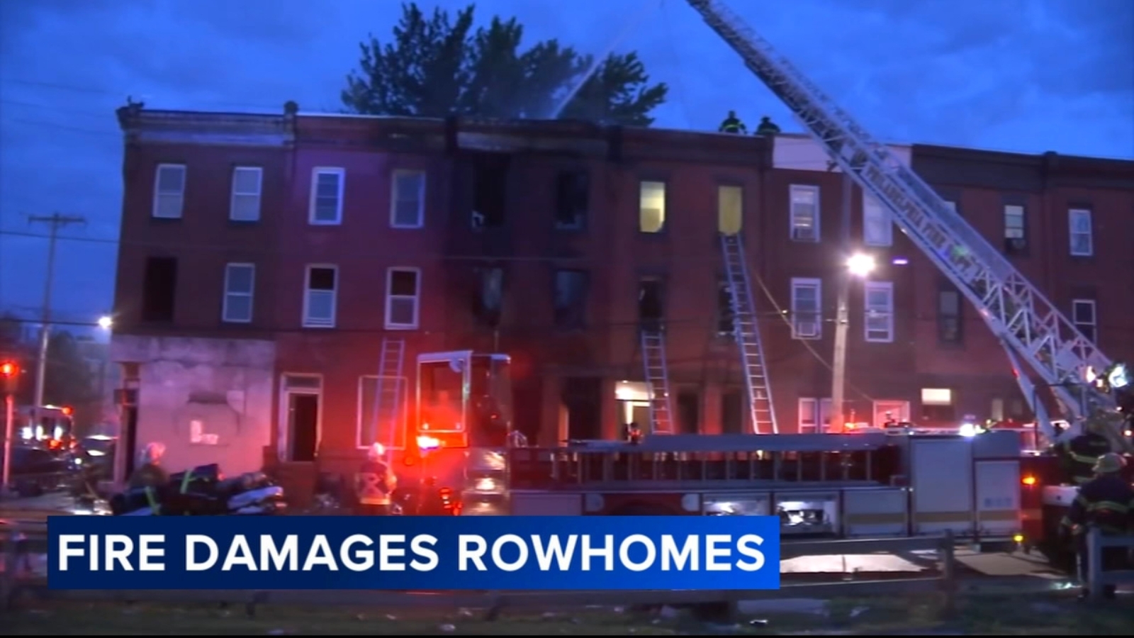 Early morning fire damages multiple homes in North Philadelphia - 6abc ...