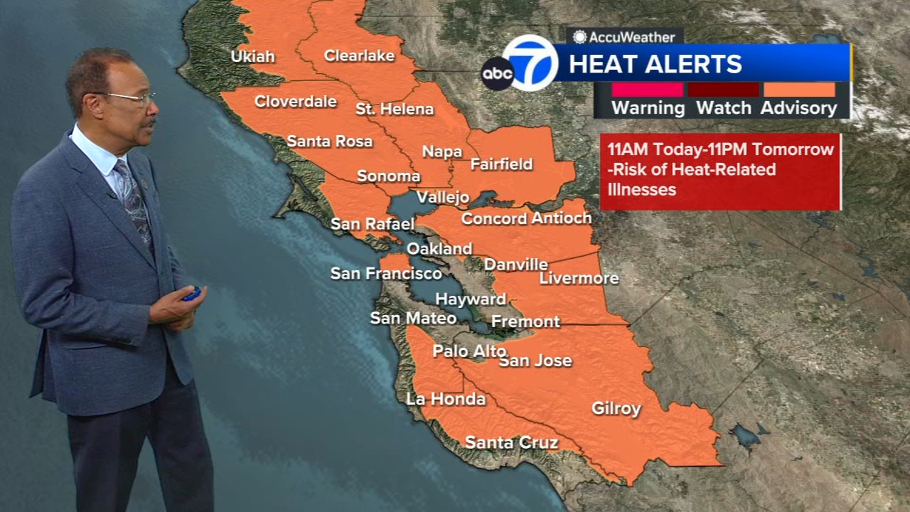 AccuWeather Forecast: Hottest day of the week with Heat Advisory