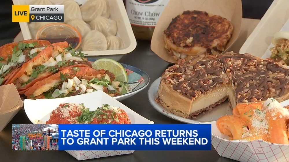 
Food options at this year's Taste of Chicago