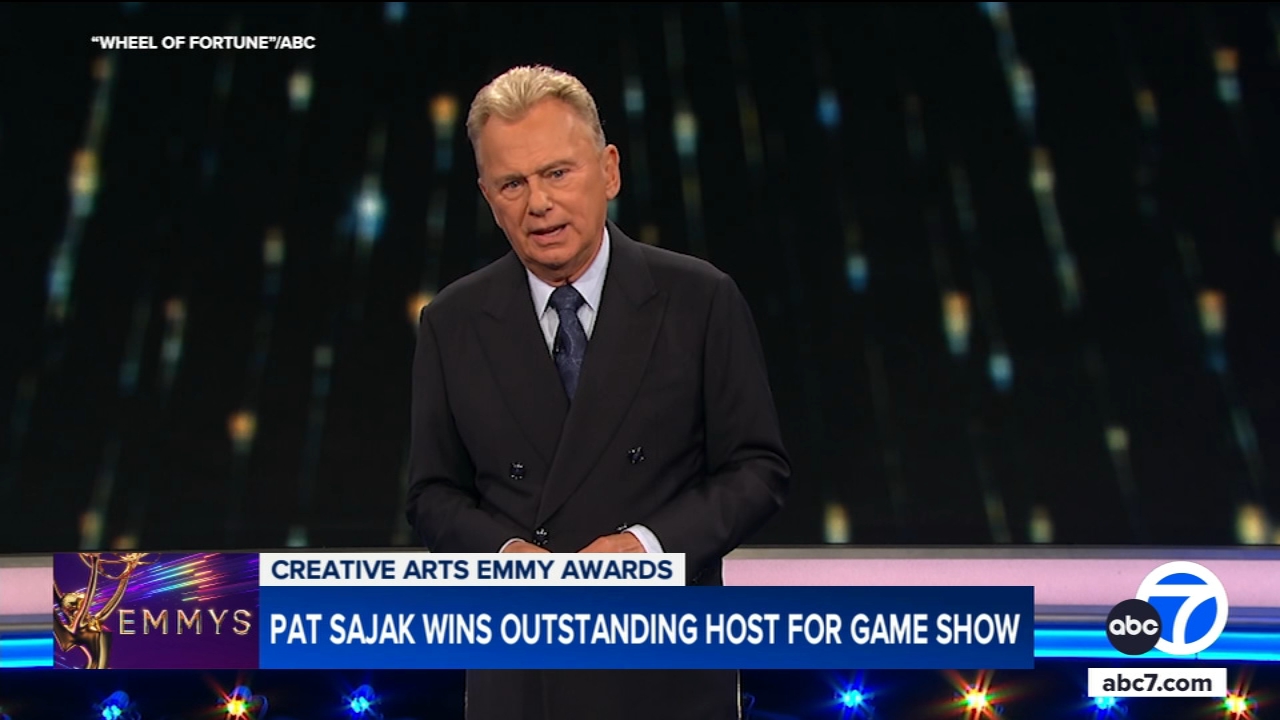 Pat Sajak wins outstanding game show host at Creative Arts Emmys