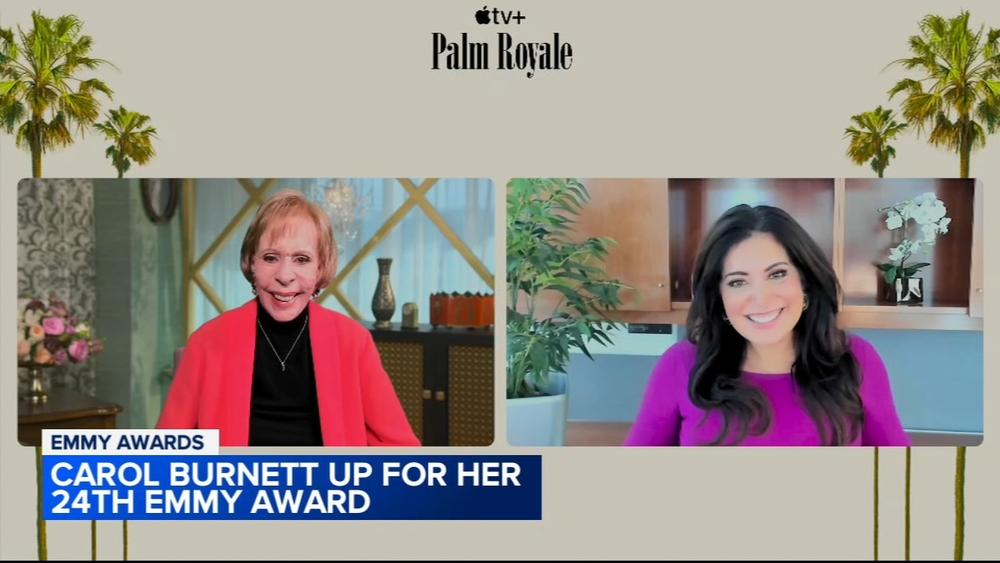 Carol Burnett up for her 24th Emmy Award for role in 'Palm Royale'