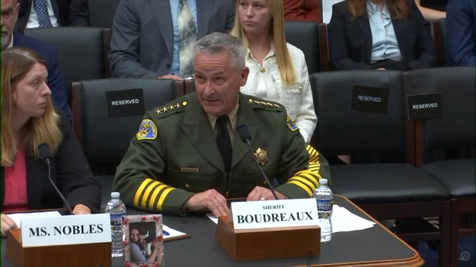 Tulare County Sheriff Mike Boudreaux speaks in Washington, DC on border ...