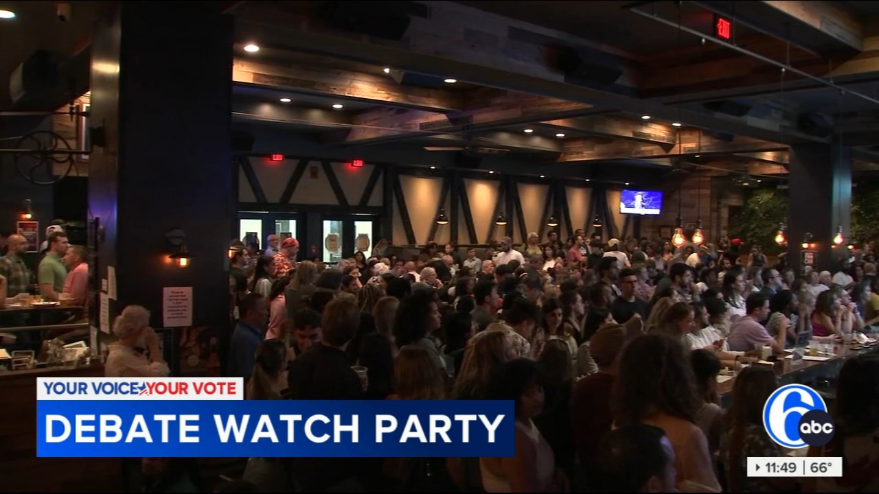 Philadelphia bars hold watch parties for presidential debate