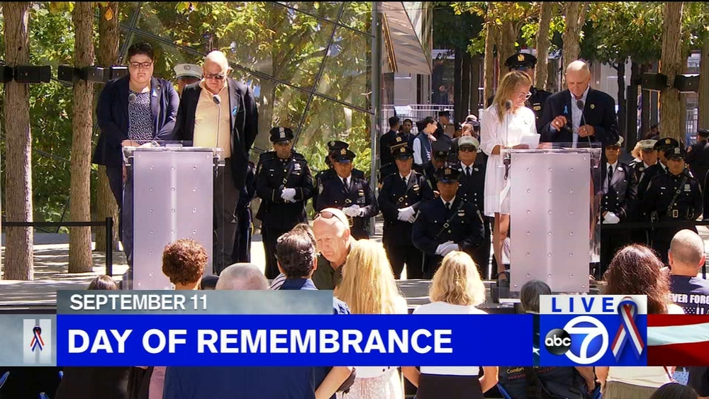 September 11 Reading of the Names -White through Z and playing of Taps