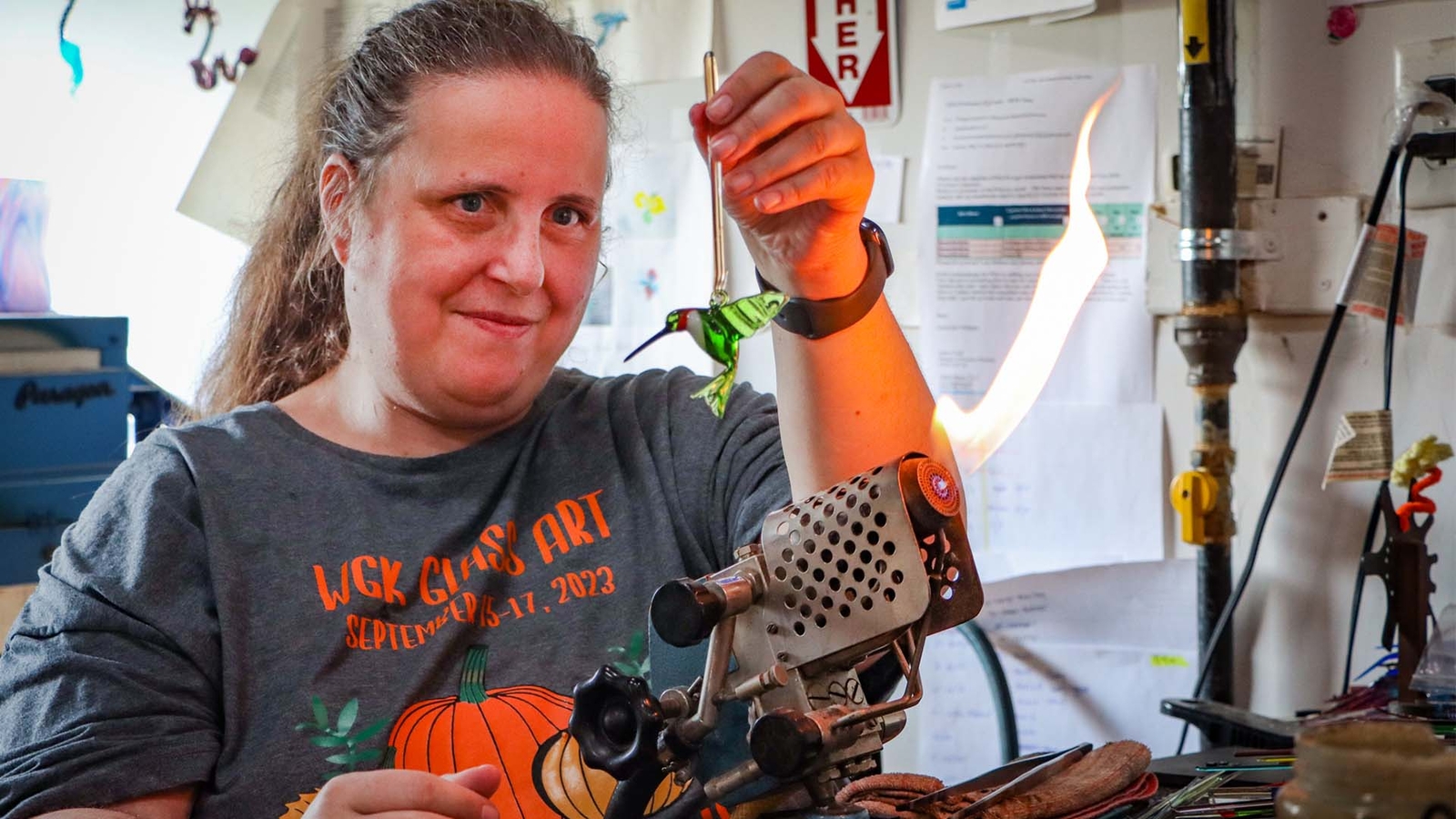 German-born glass artist crafts delicate masterpieces in Chester County ...