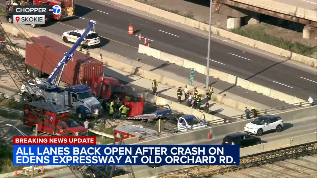 Lanes reopen after I-94 crash near Old Orchard Road