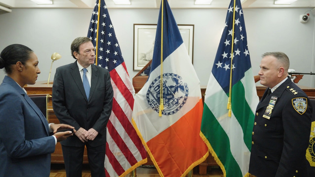 Tom Donlon sworn in as interim NYPD commissioner