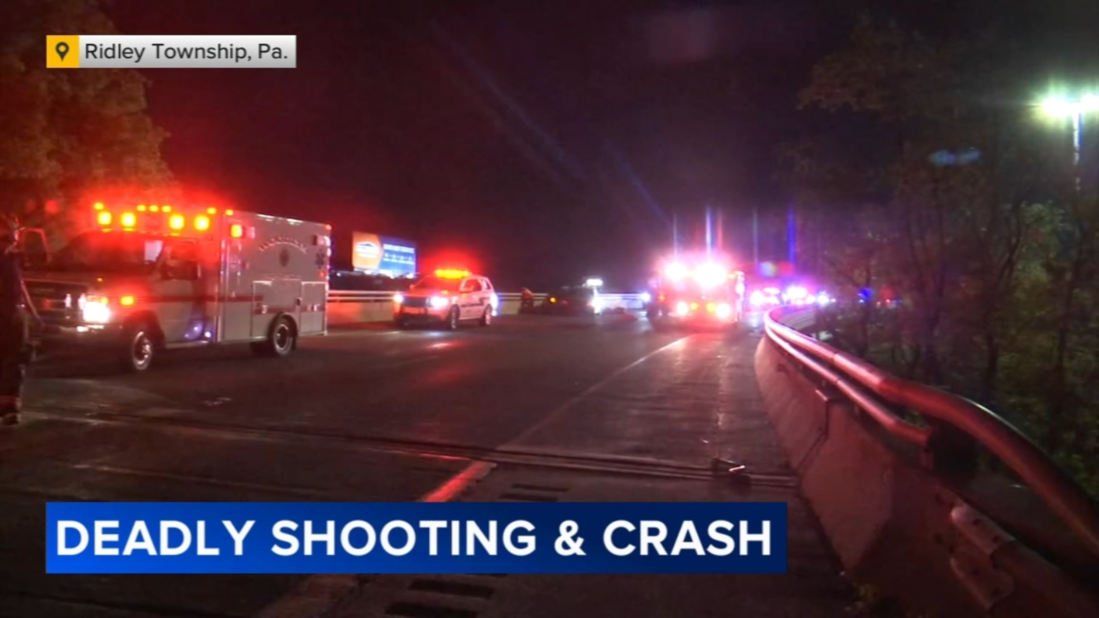 2 dead after man suffering from gunshot wound crashes on I-95 in Ridley ...