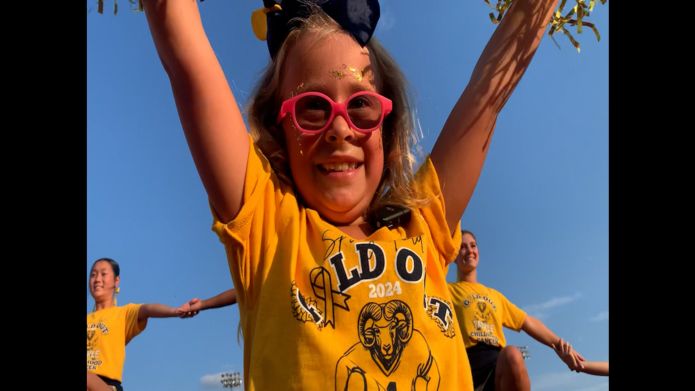 Gold Out Game honors 7-year-old during brain cancer fight