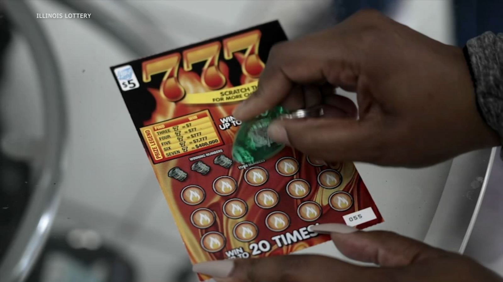 イリノイ州マウントバーノンのサークルKガソリンスタンドで購入したスクラッチカードでイリノイ州の男性が100万ドルを獲得