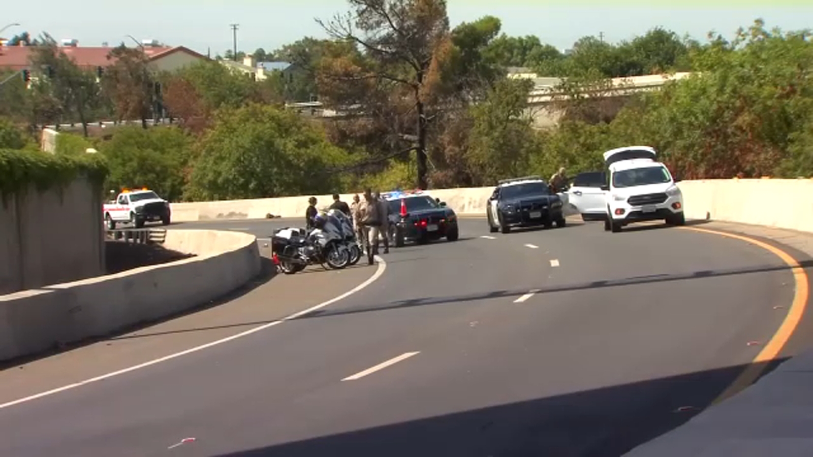 Man struck and killed on Highway 41 to Highway 180 interchange, CHP says