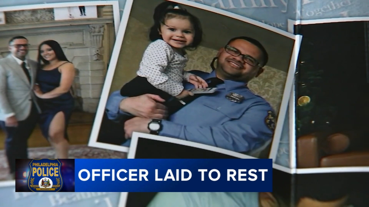 Hundreds gather at funeral for fallen Philadelphia police officer