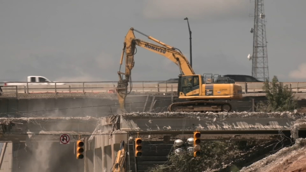 Old I-440 bridge demolished; Hillsborough St reopens Monday
