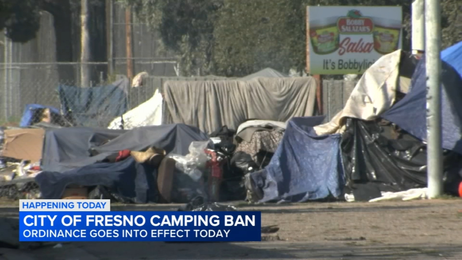 Fresno will begin enforcing illegal camping ban Monday