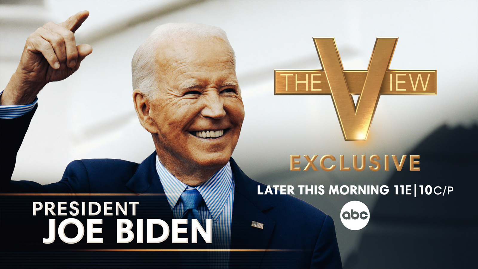President Joe Biden to make live appearance on 'The View' today on ABC
