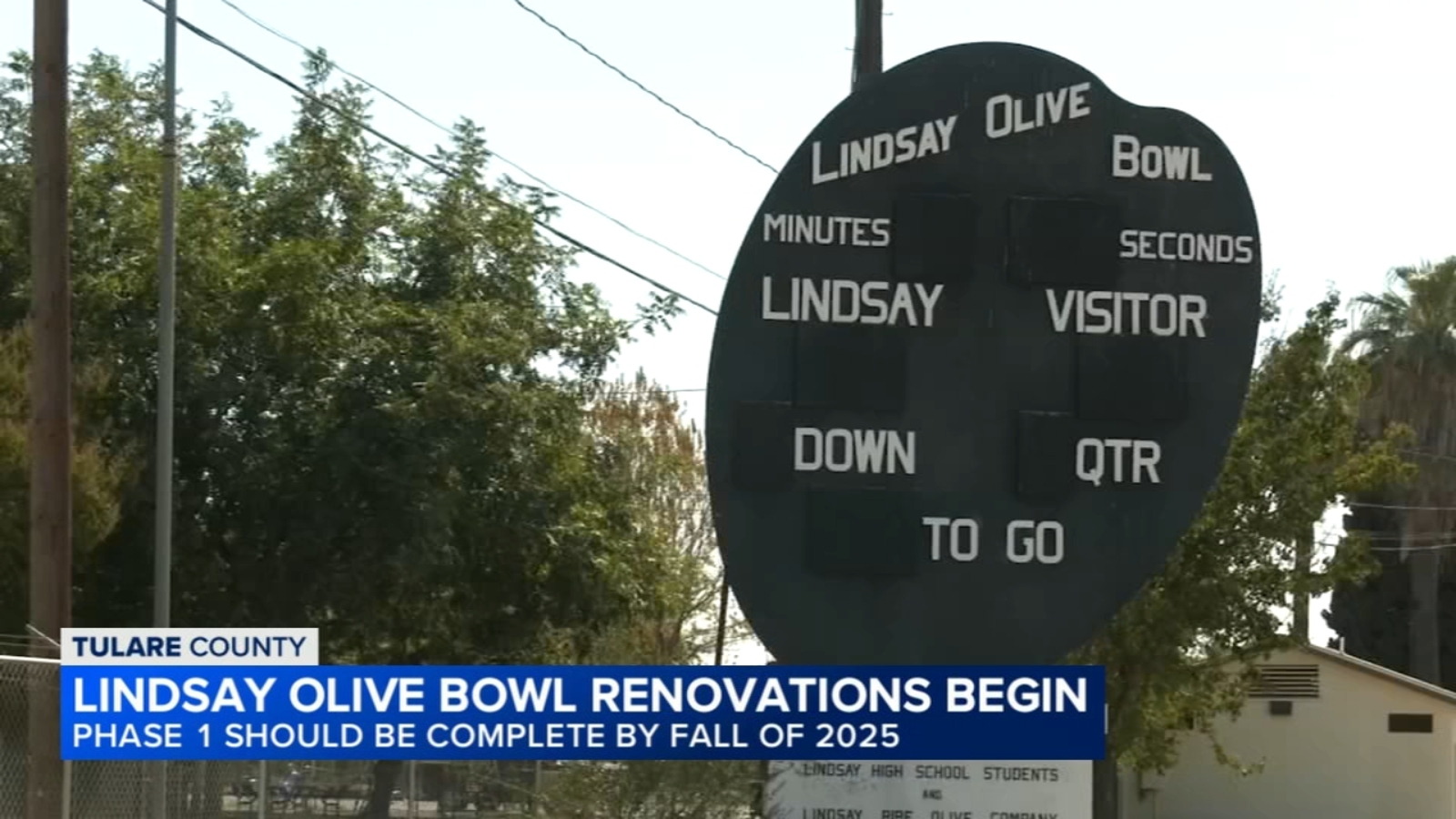 Lindsay Olive bowl park multi-million dollar renovation underway