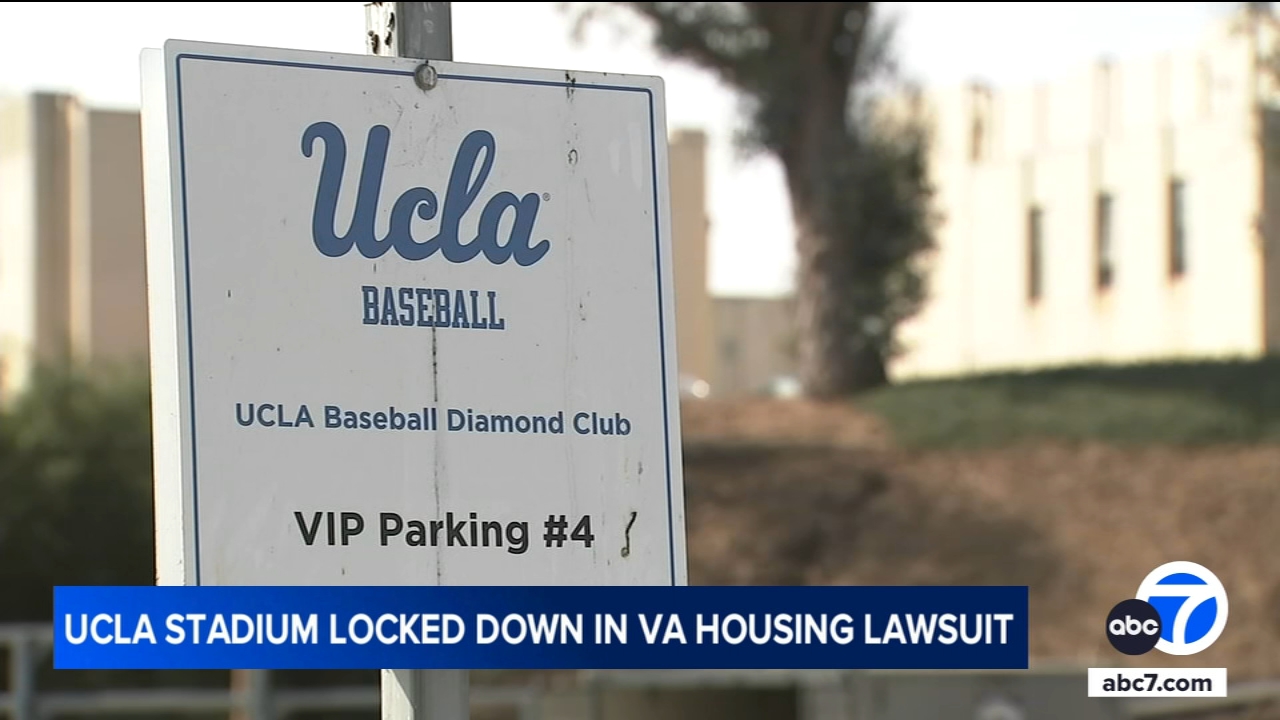 UCLA baseball stadium locked down under lawsuit over veterans housing