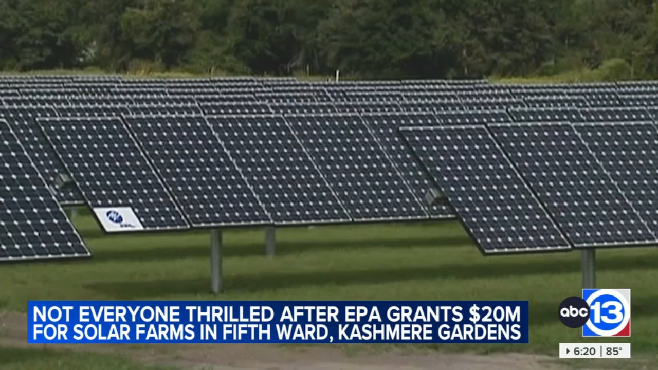 Houston accepts $20 million EPA grant to build solar farms in