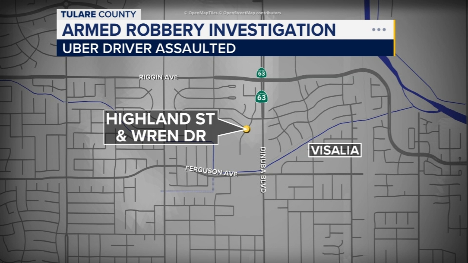 Uber driver assaulted in Visalia armed robbery, police say - ABC30 Fresno