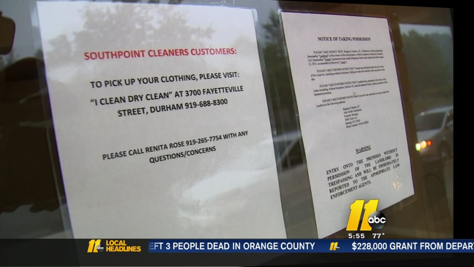 Customers frustrated with Durham cleaners after missing, lost items