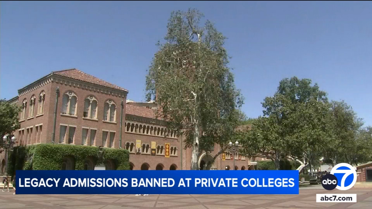 California bans legacy admissions in all colleges, universities