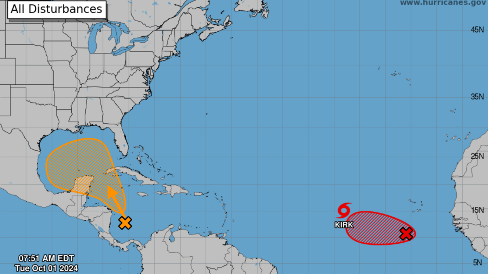 Tropical Storm Kirk 2024 System forms in Atlantic, expected to